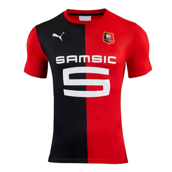 Camiseta Stade Rennais 1ª 2019/20 Negro Rojo